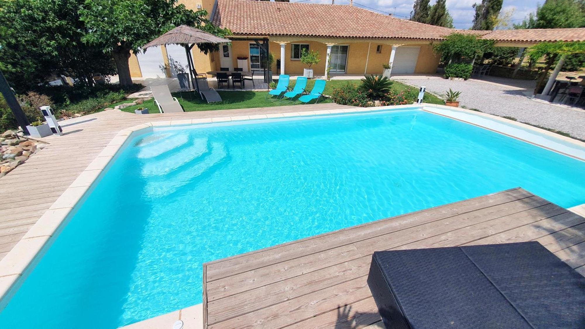 Villa Spacieuse A Beziers Avec Piscine Privee Et Jacuzzi Kültér fotó